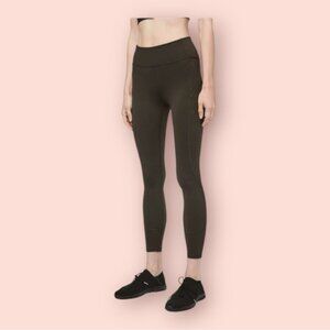 Lululemon In Movement 7/8 Tight *Everlux 25" Dark Olive leggings size 8